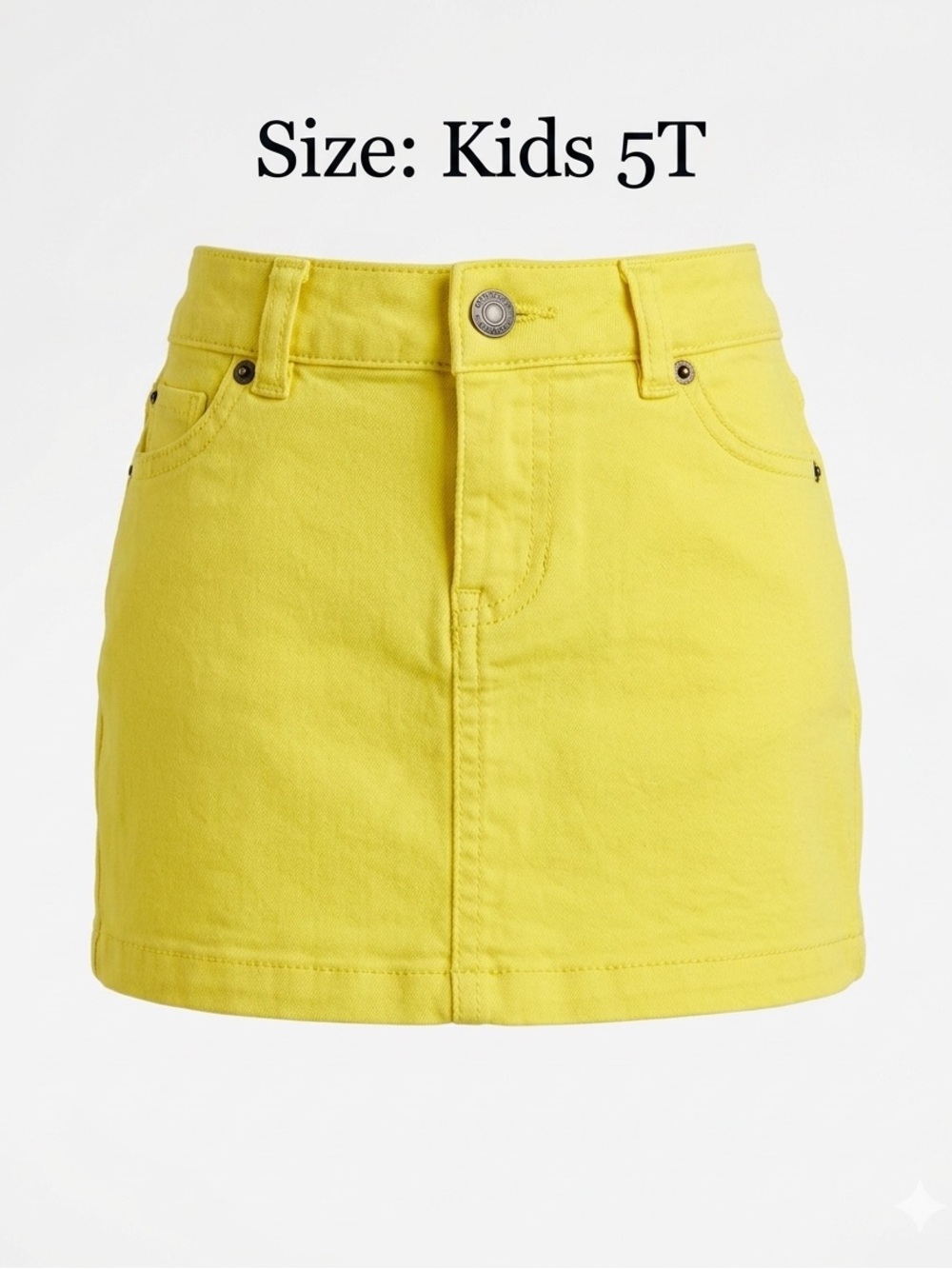 Carter's Bright Yellow Denim Skirt